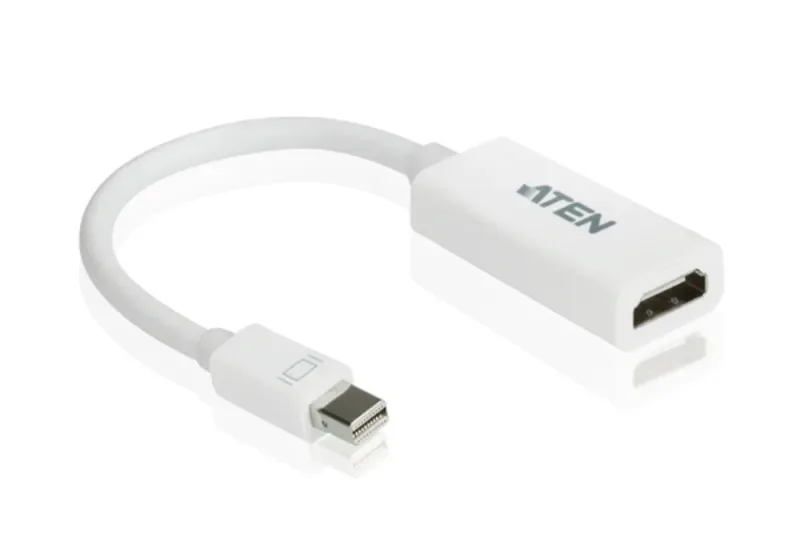 ATEN VC980-AT Mini DisplayPort – HDMI -sovitin, 19 cm, valkoinen