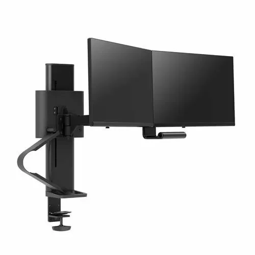 Ergotron TRACE -pöytäteline kahdelle näytölle jopa 27" täysin liikuteltava 9.8 kg, musta
