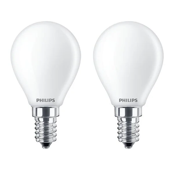 Philips Led E14 Pallo Frost 2.2w 2-pakkaus