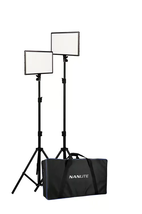 Nanlite LumiPad 25 LED 2 Light kit with stand and bag