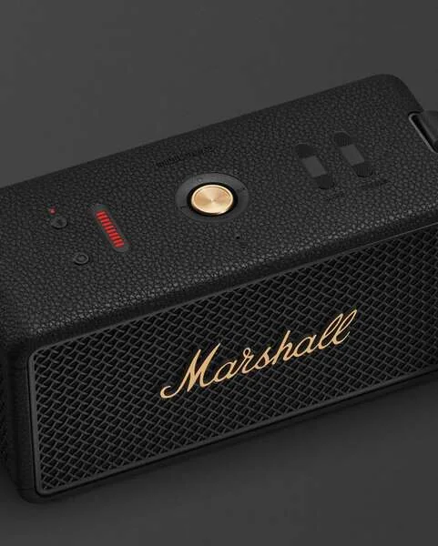 Marshall Middleton II langaton kannettava kaiutin (musta/messinki)