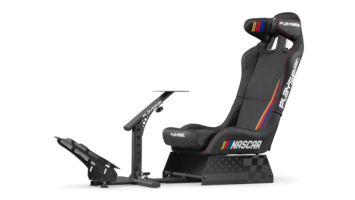 Playseat Evolution PRO NASCAR, Yleispelituoli, 122 kg, pehmustettu istuin, Pehmustettu selkänoja, Kilpa-ajo, MAC, Nintendo, PC, Playstation, Xbox