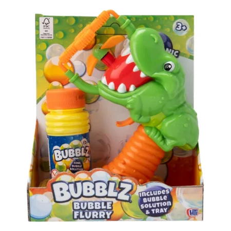Bubblz Dinosaur Flurry Saippuakuplaliuos – Lajitelma