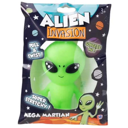 Mega Martian Alien Invasion Stretchy Toy Assorted