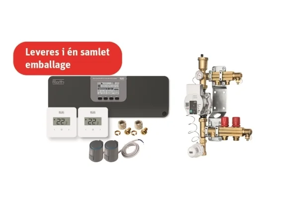 Roth Touchline SL complete wireless heating package, 2 rooms