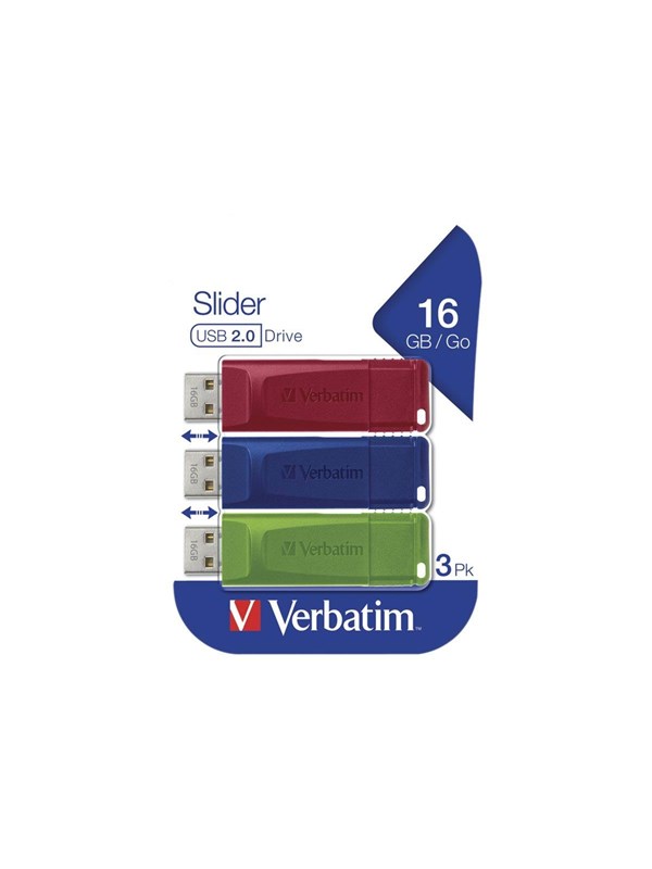Verbatim Slider - 16GB - USB-tikku