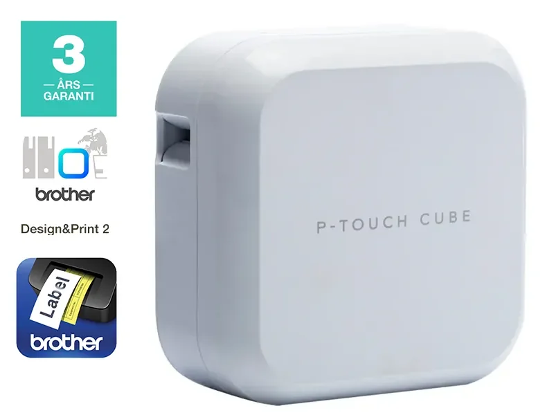Brother P-touch Cube Plus Pt-p710bt White