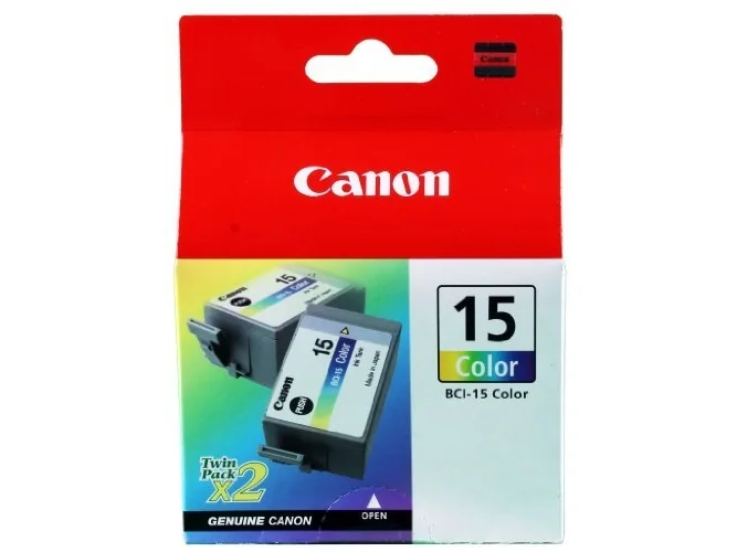 Canon BCI-15 8191A002 -mustekasettipakkaus, 8 ml, väri, 2 kpl